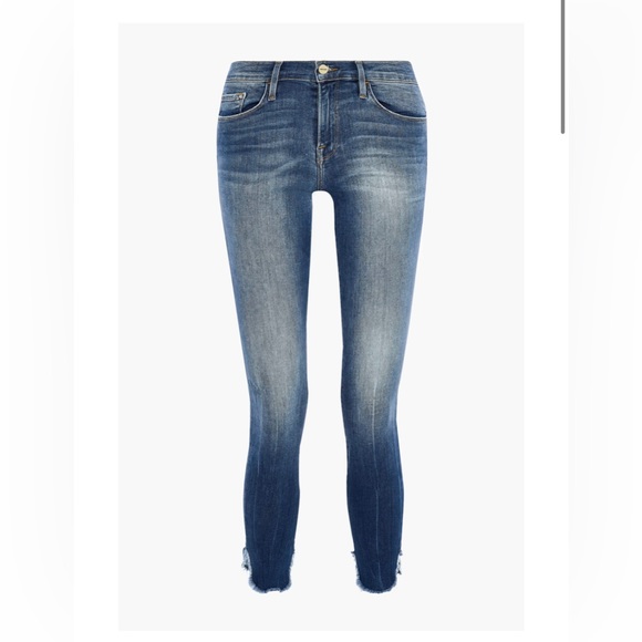 NWOT Frame Le High Skinny de Jeanne in Black Wash, 25 - Picture 7 of 7